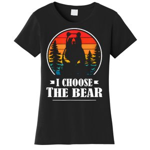 I Choose The Bear Angry Radical Feminist Gift Women's T-Shirt