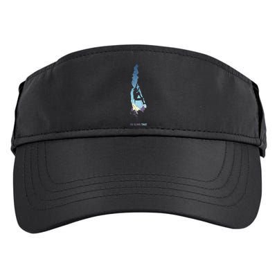 Id Climb Tha, Mountain Climber Gift Rock Climbing Adult Drive Performance Visor