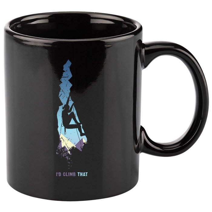 Id Climb Tha, Mountain Climber Gift Rock Climbing 11oz C Handle Ceramic Mug