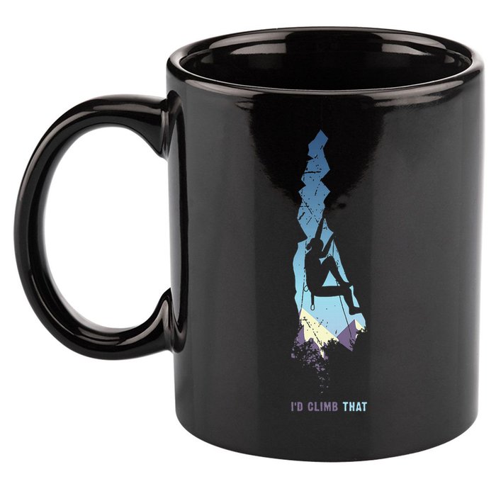 Id Climb Tha, Mountain Climber Gift Rock Climbing 11oz C Handle Ceramic Mug