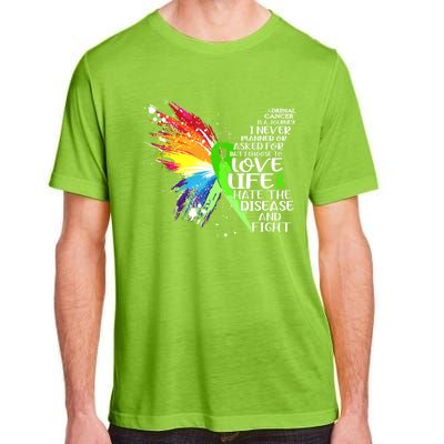 I Choose To Love Life And Fight Cute Gift Adult ChromaSoft Performance T-Shirt