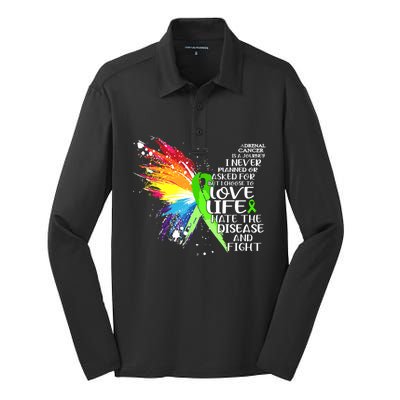 I Choose To Love Life And Fight Cute Gift Silk Touch Performance Long Sleeve Polo