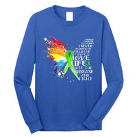 I Choose To Love Life And Fight Cute Gift Long Sleeve Shirt