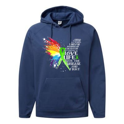 I Choose To Love Life And Fight Cute Gift Performance Fleece Hoodie