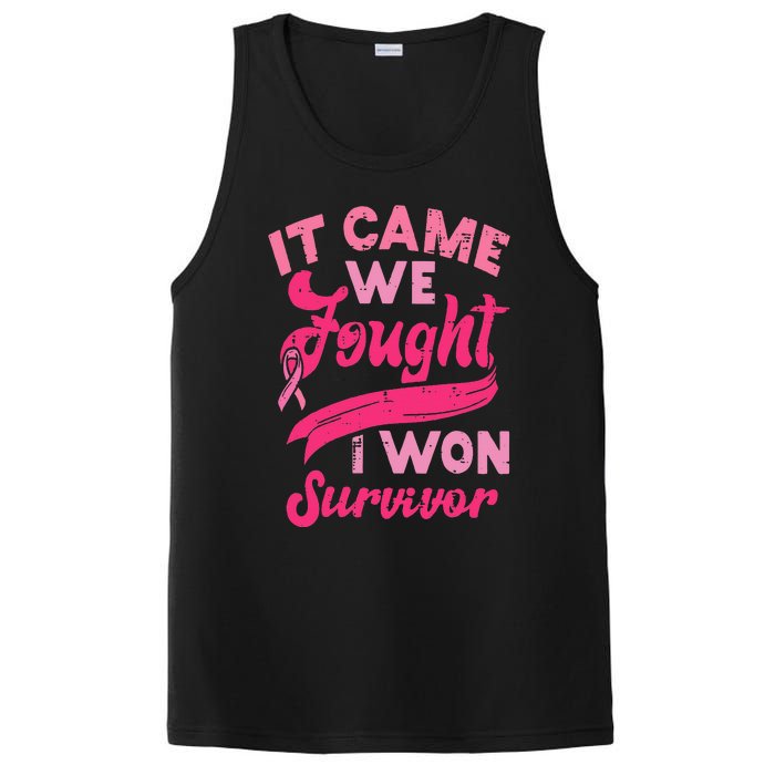 It came together we fought I won breast cancer awareness PosiCharge Competitor Tank