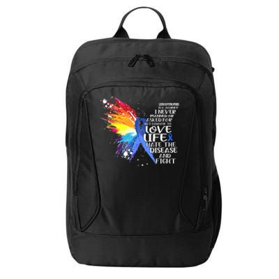 I Choose To Love Life And Fight Funny Gift City Backpack