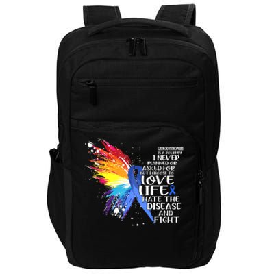 I Choose To Love Life And Fight Funny Gift Impact Tech Backpack