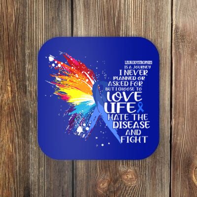 I Choose To Love Life And Fight Funny Gift Coaster