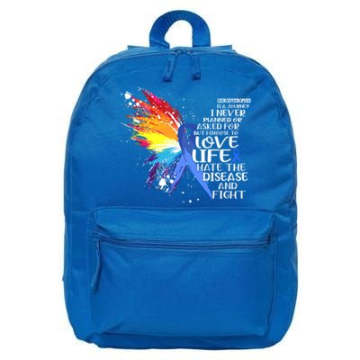 I Choose To Love Life And Fight Funny Gift 16 in Basic Backpack