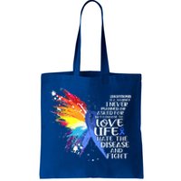 I Choose To Love Life And Fight Funny Gift Tote Bag