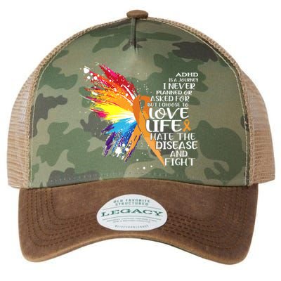 I Choose To Love Life And Fight Gift Legacy Tie Dye Trucker Hat