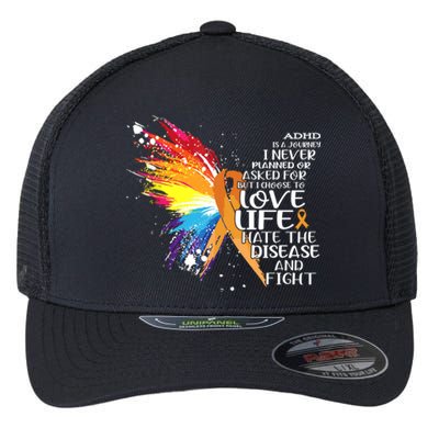 I Choose To Love Life And Fight Gift Flexfit Unipanel Trucker Cap