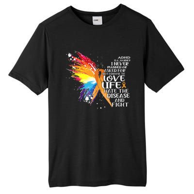 I Choose To Love Life And Fight Gift Tall Fusion ChromaSoft Performance T-Shirt