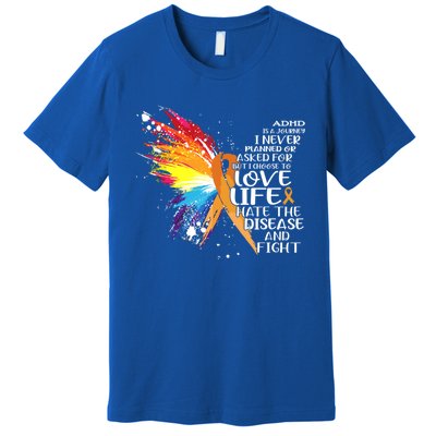 I Choose To Love Life And Fight Gift Premium T-Shirt