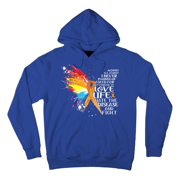 I Choose To Love Life And Fight Gift Tall Hoodie