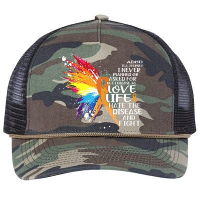 I Choose To Love Life And Fight Gift Retro Rope Trucker Hat Cap