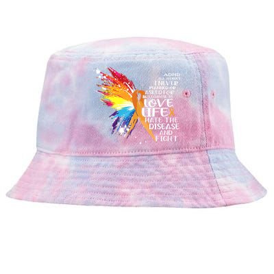 I Choose To Love Life And Fight Gift Tie-Dyed Bucket Hat