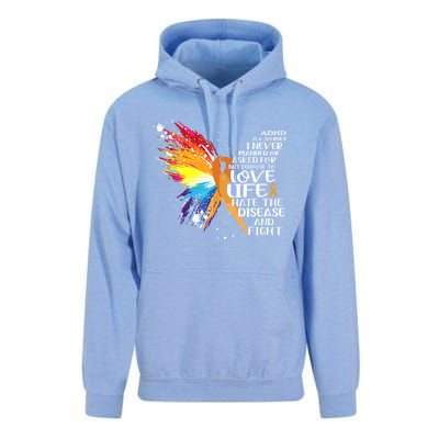 I Choose To Love Life And Fight Gift Unisex Surf Hoodie