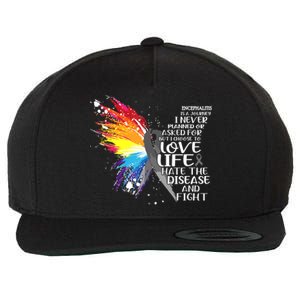 I Choose To Love Life And Fight Cool Gift Wool Snapback Cap