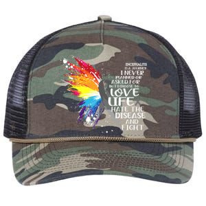 I Choose To Love Life And Fight Cool Gift Retro Rope Trucker Hat Cap