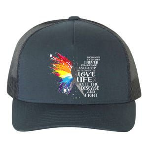 I Choose To Love Life And Fight Cool Gift Yupoong Adult 5-Panel Trucker Hat