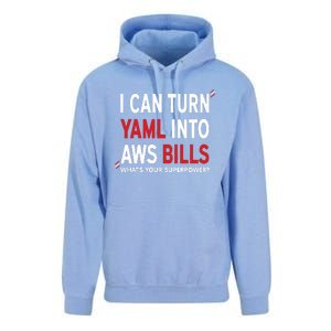 I Can Turn Yaml Into Aws Bill.S Unisex Surf Hoodie