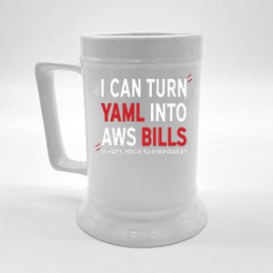 I Can Turn Yaml Into Aws Bill.S Beer Stein