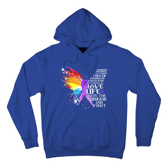 I Choose To Love Life And Fight Funny Gift Hoodie