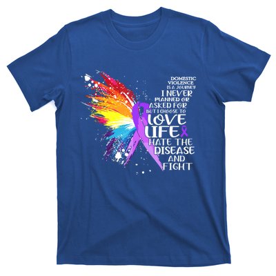 I Choose To Love Life And Fight Funny Gift T-Shirt