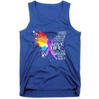 I Choose To Love Life And Fight Funny Gift Tank Top