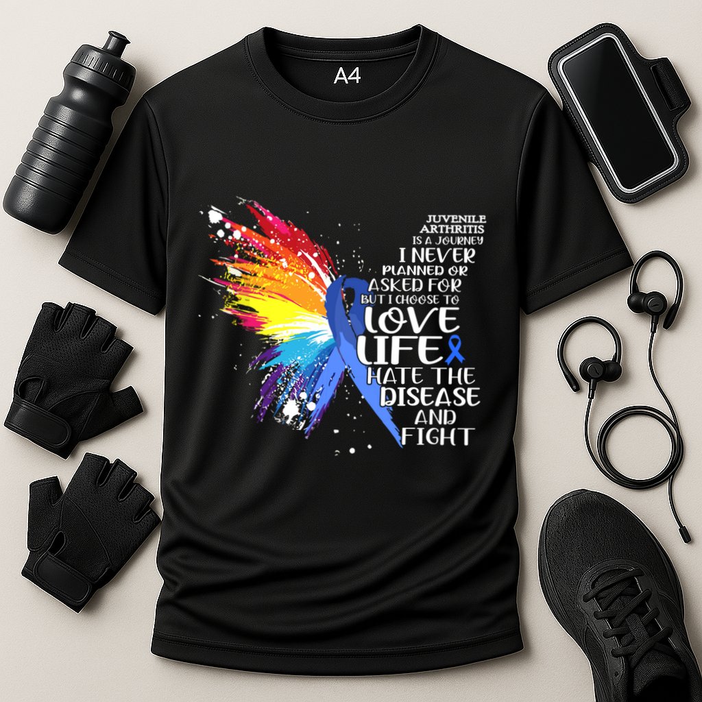 I Choose To Love Life And Fight Gift Cooling Performance Crew T-Shirt