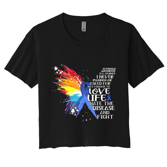 I Choose To Love Life And Fight Gift Crop Top