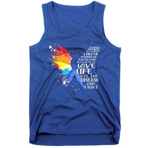 I Choose To Love Life And Fight Gift Tank Top