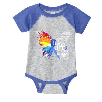 I Choose To Love Life And Fight Gift Infant Baby Jersey Bodysuit