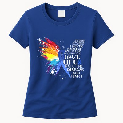I Choose To Love Life And Fight Gift Womens T-Shirt