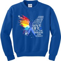 I Choose To Love Life And Fight Gift Kids Sweatshirt