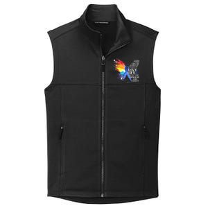 I Choose To Love Life And Fight Gift Collective Smooth Fleece Vest