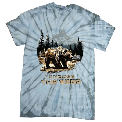 I Choose The Bear Tie-Dye T-Shirt