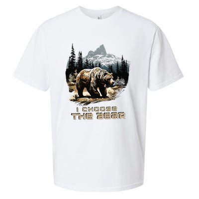 I Choose The Bear Sueded Cloud Jersey T-Shirt