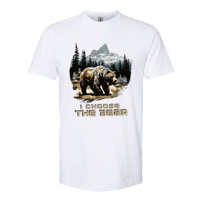 I Choose The Bear Softstyle CVC T-Shirt