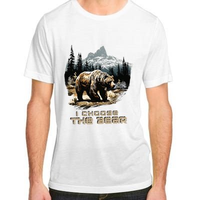 I Choose The Bear Adult ChromaSoft Performance T-Shirt