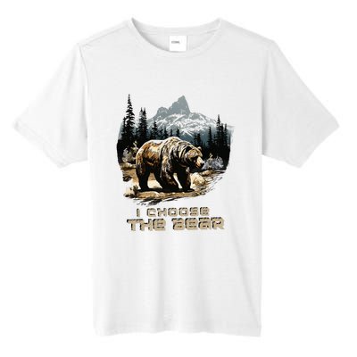 I Choose The Bear Tall Fusion ChromaSoft Performance T-Shirt