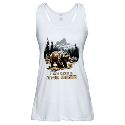 I Choose The Bear Ladies Essential Flowy Tank