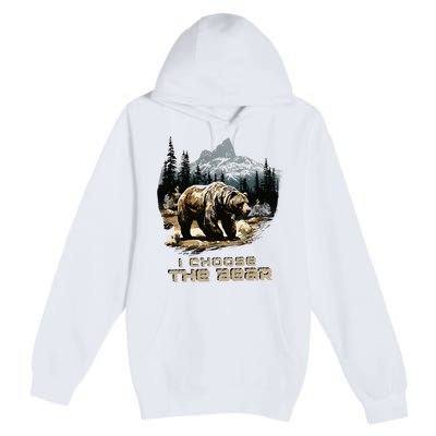 I Choose The Bear Premium Pullover Hoodie