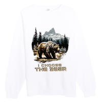 I Choose The Bear Premium Crewneck Sweatshirt