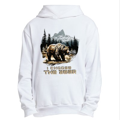 I Choose The Bear Urban Pullover Hoodie