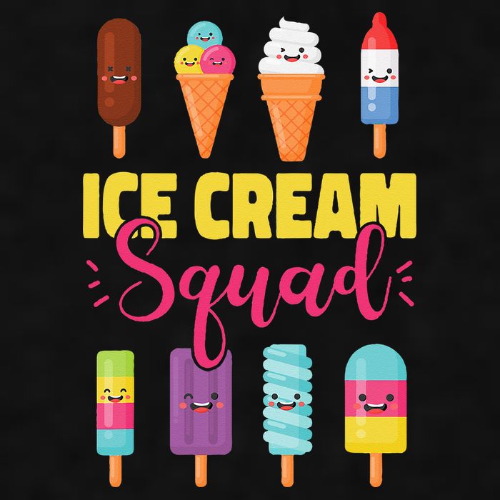 Ice Cream Team Cone Popsicle Ice Cream Squad Ladies PosiCharge Tri-Blend Wicking Tank