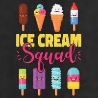 Ice Cream Team Cone Popsicle Ice Cream Squad Cool Comfort Performance Bucket Hat