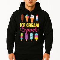 Ice Cream Team Cone Popsicle Ice Cream Squad Hoodie