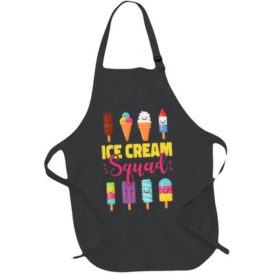Ice Cream Team Cone Popsicle Ice Cream Squad Apron